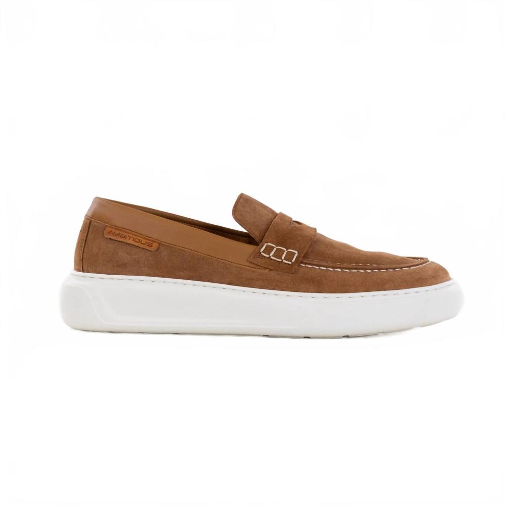 NEW AMBITIOUS men's kit loafer in cognac suede
